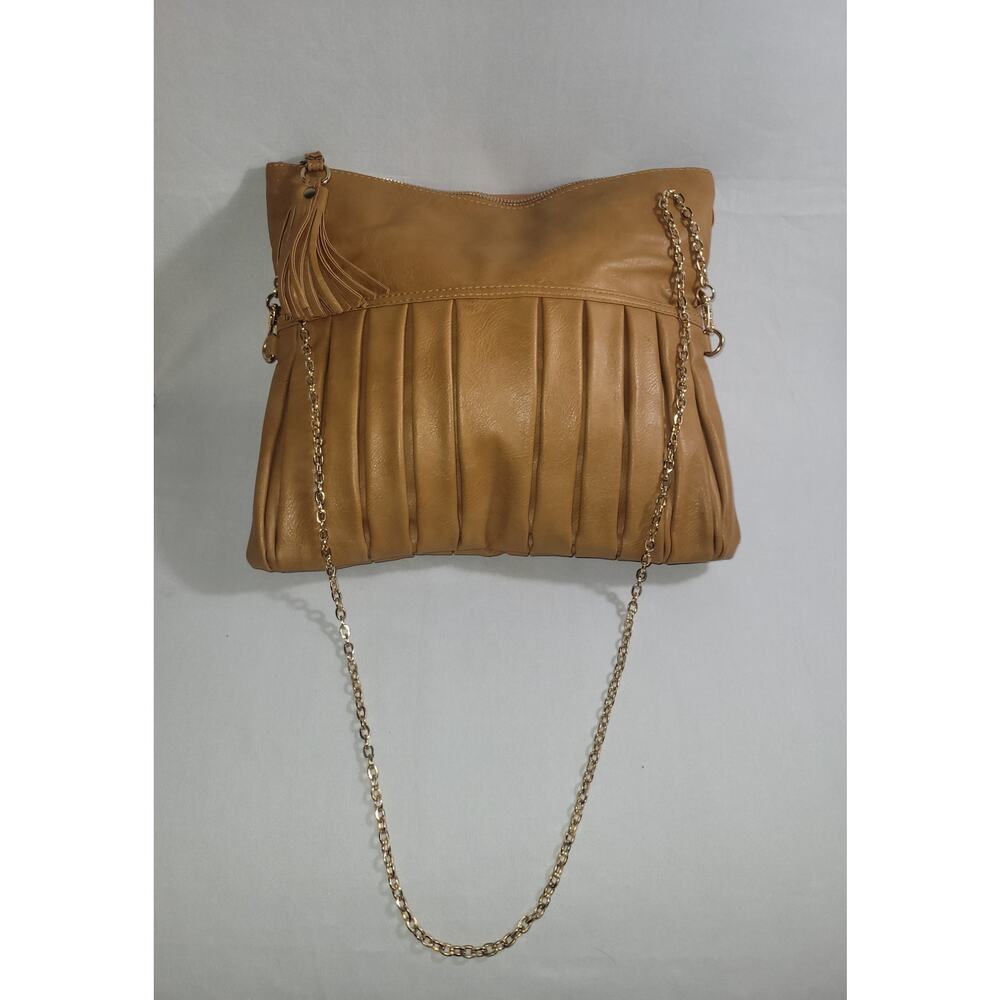 Urban Expressions women's Vegan Leather purse with gold chained strap